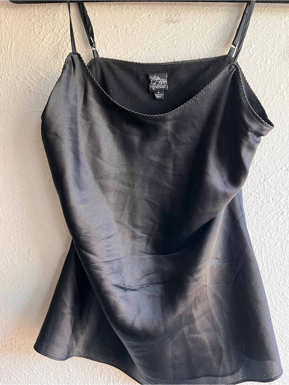 Saks Fifth ave silk tank